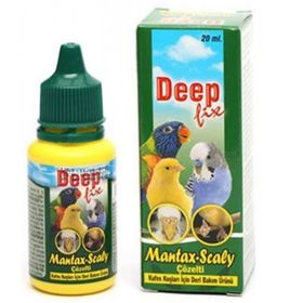 Deep 20 ml Mantax-Scaly Kuşlar İçin Cilt Çözeltisi