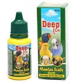 Deep 20 ml Mantax-Scaly Kuşlar İçin Cilt Çözeltisi