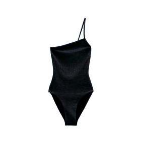 Deep Beach DB2000515M Siyah Sırt Dekolteli İp Askılı Mayo