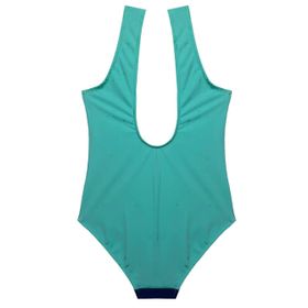 Deep Beach DB20030M Mint Bloklu Kız Çocuk Mayo