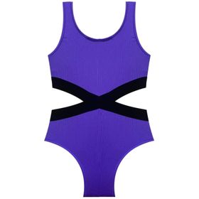 Deep Beach DB200568CM Mor Kız Çocuk Mayokini