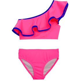 Deep Beach DB200621BT Fuşya Mor Biyeli Kız Çocuk Bikini
