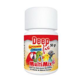 Deep Fix 50 gr Multimix Kuşlar İçin Toz Vitamin