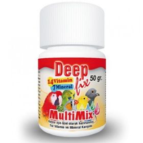 Deep Fix 50 gr Vitamin ve Mineral Karışımı Multi Mix Kafes Kuşlari İçin Toz