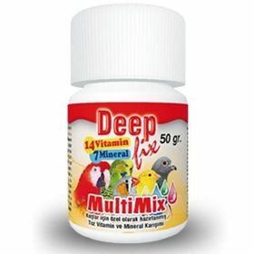 Deep Fix 50 gr Vitamin ve Mineral Karışımı Multi Mix Kafes Kuşlari İçin Toz