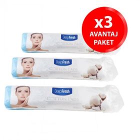 Deep Fresh 100 Adet Cilt Makyaj Temizleme Pamuğu