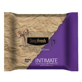 Deep Fresh 25'li Intimate Geniteal Bölge Temizleme Mendili
