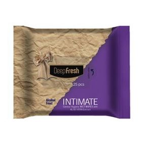 Deep Fresh 25'li Intimate Geniteal Bölge Temizleme Mendili