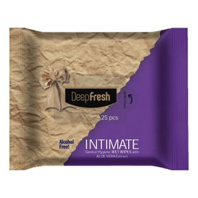 Deep Fresh 25'li Intimate Geniteal Bölge Temizleme Mendili