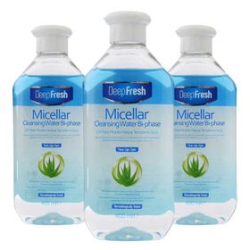 Deep Fresh 3 x 400 ml Micellar Çift Fazlı Makyaj Temizleme Suyu