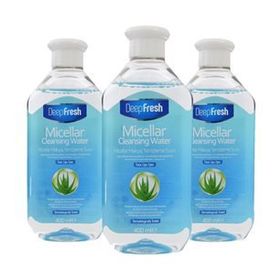 Deep Fresh 3 x 400 ml Micellar Çift Fazlı Makyaj Temizleme Suyu