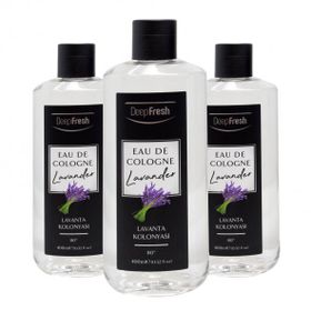 Deep Fresh 3X400 ml 80 Derece Lavanta Kolonyası