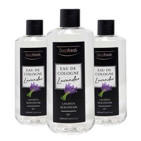 Deep Fresh 3X400 ml 80 Derece Lavanta Kolonyası