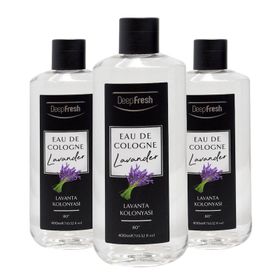 Deep Fresh 3X400 ml 80 Derece Lavanta Kolonyası