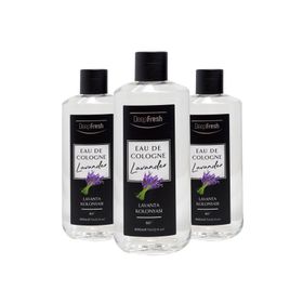Deep Fresh 3X400 ml 80 Derece Lavanta Kolonyası