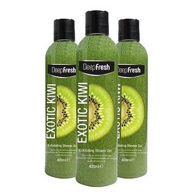 Deep Fresh 3x400 ml Kivi Peeling Etkili Arındırıcı Duş Jeli