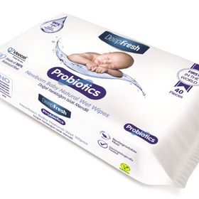 Deep Fresh 40 Adet Probiotics Doğal Yenidoğan Islak Mendili