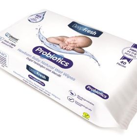 Deep Fresh 40 Adet Probiotics Doğal Yenidoğan Islak Mendili