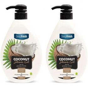 Deep Fresh Hindistan Cevizli 2x1000 ml Duş Jeli