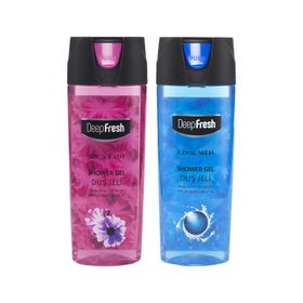 Deep Fresh Juicy Lady & Cool Men 2x500 ml Duş Jeli