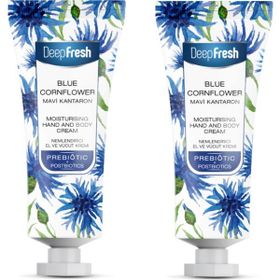 Deep Fresh Prebiyotik Nemlendirici Mavi Kantaron 50 ml 2 Adet El ve Vücut Kremi