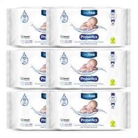 Deep Fresh Probiyotik 6X40 Yaprak Doğal Yenidoğan Islak Mendil