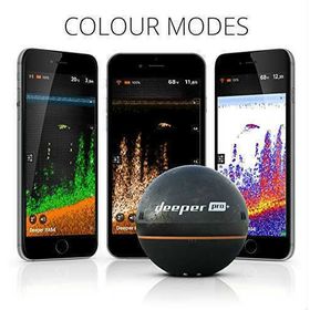 Deeper Black Smart Sonar PRO+ 2.55 inç Balık Bulucu