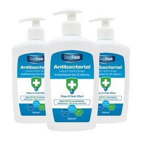 DeepFresh 3x500 ml Antibakteriyel Sıvı Sabun