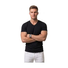 Deepsea 1801165 Siyah Erkek T-Shirt
