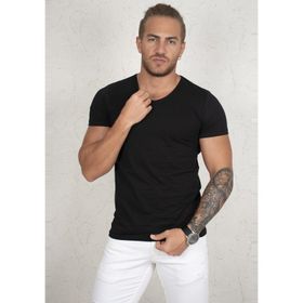 Deepsea 1801165 Siyah Erkek T-Shirt