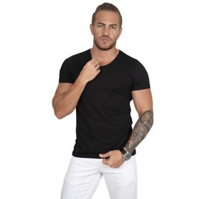 Deepsea 1801165 Siyah Erkek T-Shirt