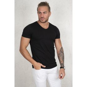 Deepsea 1801165 Siyah Erkek T-Shirt