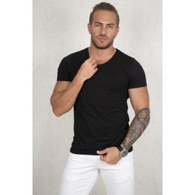 Deepsea 1801165 Siyah Erkek T-Shirt
