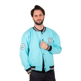 Deepsea 2304760 Açık Mavi Çıtçıtlı Erkek Kolej Mont