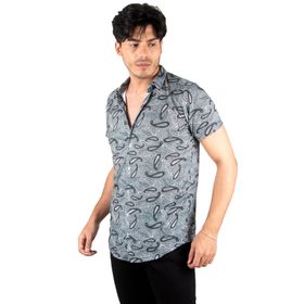 Deepsea 2306014 Yeşil Erkek Gömlek