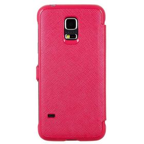 Deer Case Samsung Galaxy S5 View Flip Kahverengi Cep Telefonu Kılıfı