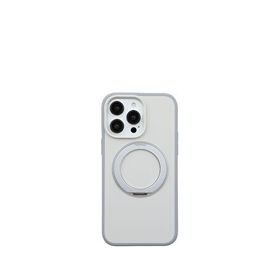 Deercase İphone 16 Pro Premium Fonksiyonel Beyaz Standlı Magsafe Uyumlu Telefon Kılıfı