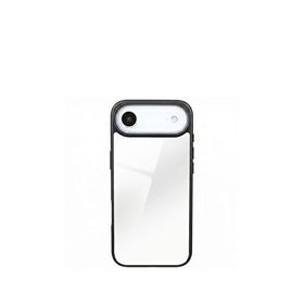 Deercase iPhone 17 Air Şeffaf Aynalı Lüks Darbe Emici Kamera Korumalı Yüksek Kalite Premium Siyah Telefon Kılıfı