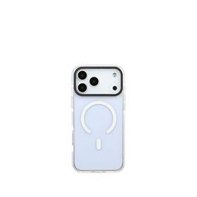 Deercase İphone 17 Pro Max Pembe Beyaz Premium Darbe Emici Lüks Kamera Korumalı Magsafe Uyumlu Telefon Kılıfı