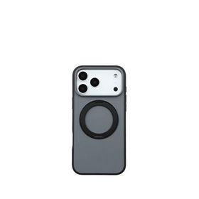 Deercase İphone 17 Pro Max Premium Fonksiyonel Füme Standlı Magsafe Uyumlu Telefon Kılıfı