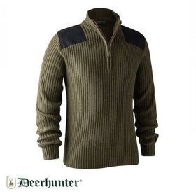 Deerhunter Rogaland M Gri Yarım Fermuarlı Kazak