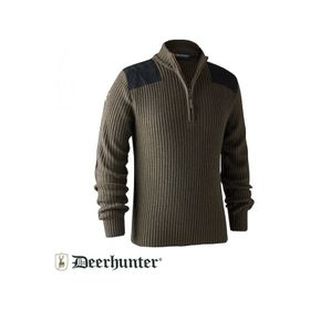 Deerhunter Rogaland XL Kahve Yarım Fermuarlı Kazak