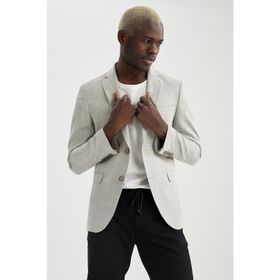 DeFacto 223362579 Siyah Erkek Blazer Ceket