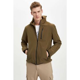 DeFacto 223554114 Haki Kapüşonlu Bomber Mont Erkek Mont