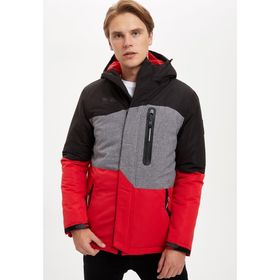 DeFacto 223554114 Haki Kapüşonlu Bomber Mont Erkek Mont