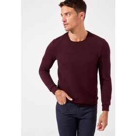 DeFacto 223831689 Gri Bisiklet Yaka Slim Fit Erkek Sweatshirt