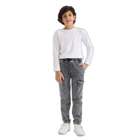 DeFacto 225796090 Mavi Erkek Çocuk Jogger Fit Jean Pantolon