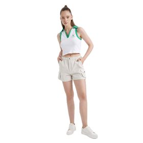 DeFacto A3688AX23SM Gri-GR492 Erkek Pamuk Regular Fit Normal Bel Gabardin Şort