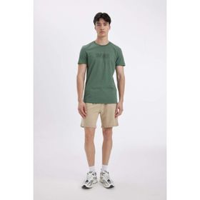 DeFacto A3893AX24HS - Bej-BG732 Slim Fit Dar Paça Erkek Şort