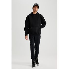 DeFacto A4387AX23AUBK81 Slim Fit Fermuar Cepli Esnek Paça Erkek Eşofman Altı